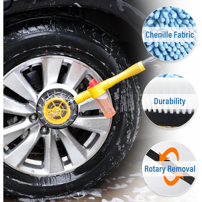 Cepillo rotativo para lavado de auto